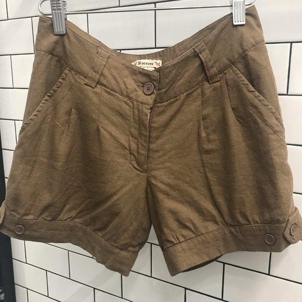 Linen shorts